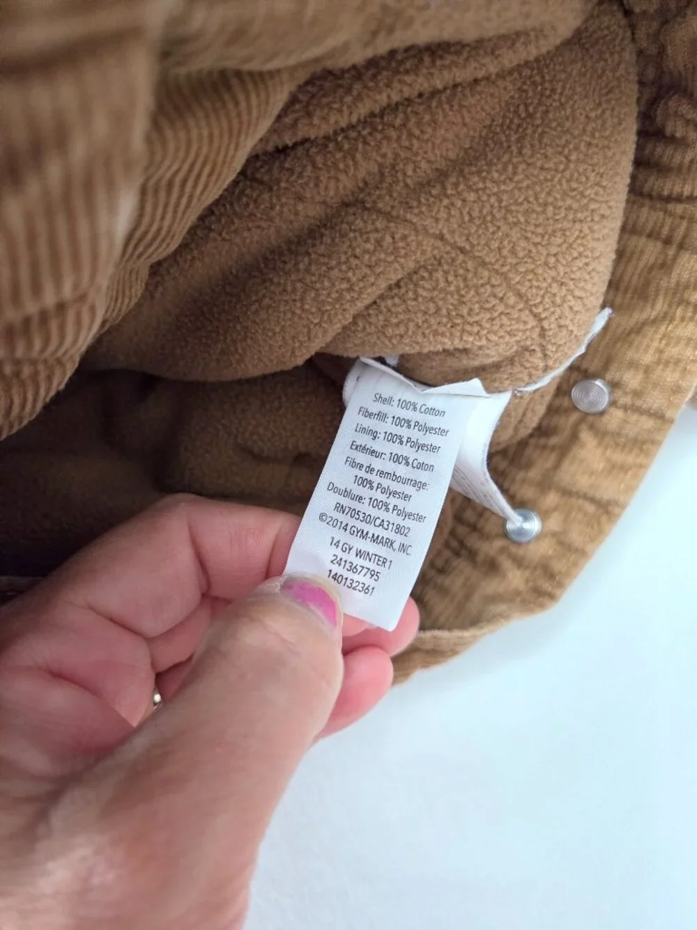 Gymboree brand size
